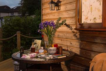 Supper under the stars.