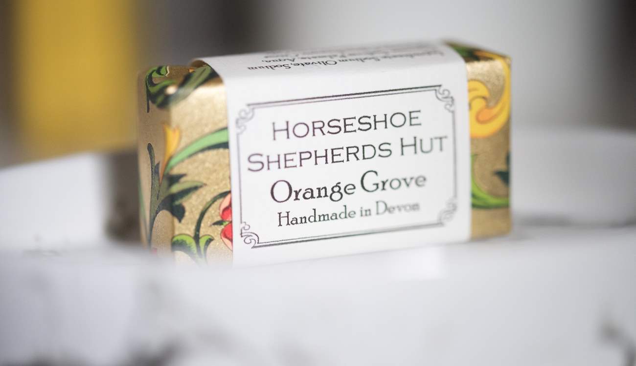 The handmade soap is simply divine.