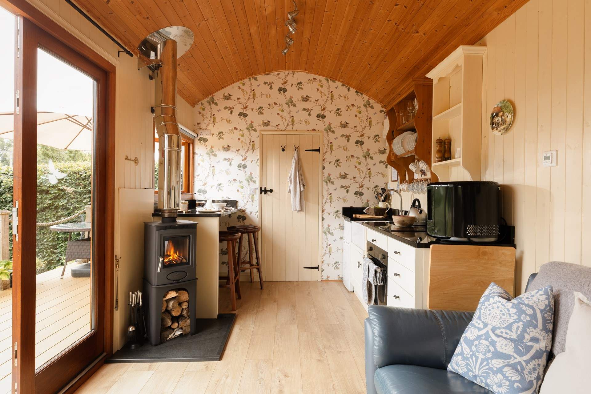 The lodge is a beautifully crafted, charming retreat.