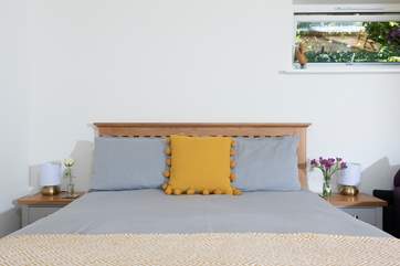 There is a comfy king-size bed to jump into at the end of a busy day exploring this lovely area.