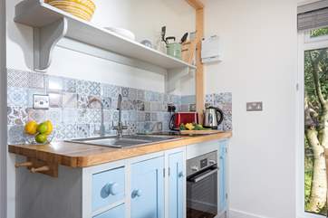 The kitchen is equipped with all you could need for a comfortable stay.