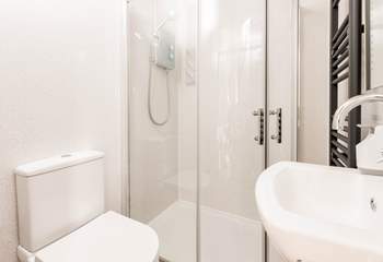 Head through to the sleek, stylish shower-room. 