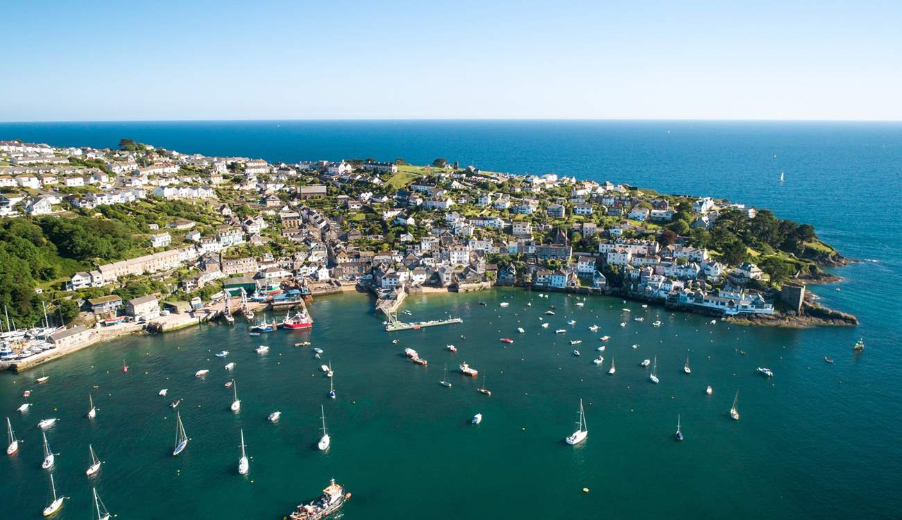 Head to the coast and reach beautiful Fowey.