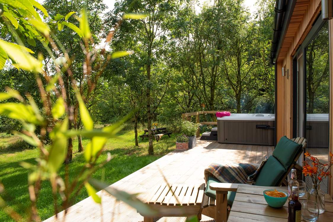 Tucked away in a peaceful pocket of woodland...