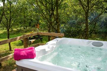 Pure hot tub bliss!
