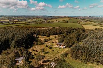 There is one other cabin onsite. Both hideaways are positioned to assure privacy, with your own secluded areas to enjoy.