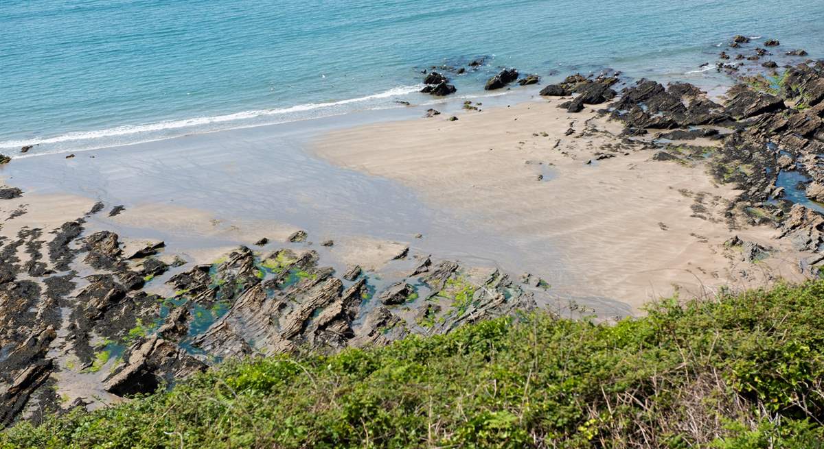 At low tide, there is a 3 mile stretch of golden sand.