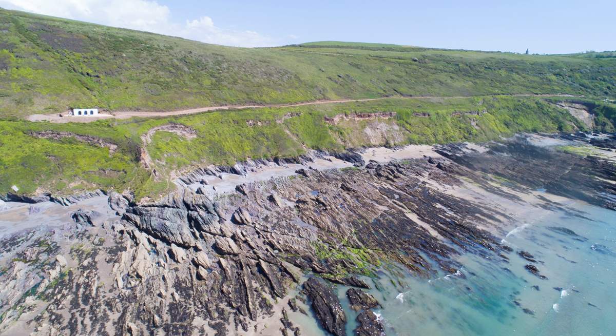 Wander along Wiggle Cliff to Captain Blakes's Point.