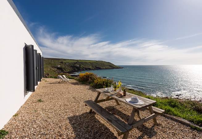 The perfect place to enjoy the sun rise and set over the glistening blue sea.