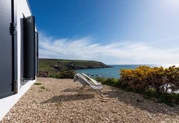 The panoramic views look towards the Rame Head Heritage Coast in one direction.