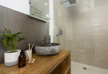 A hot shower awaits after a day exploring the coast path.