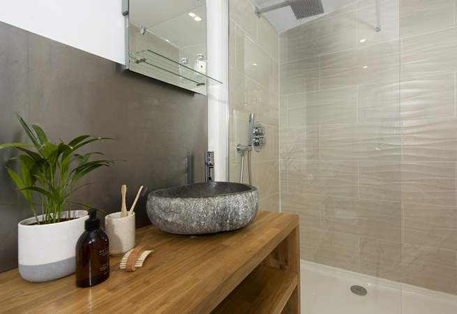 A hot shower awaits after a day exploring the coast path.