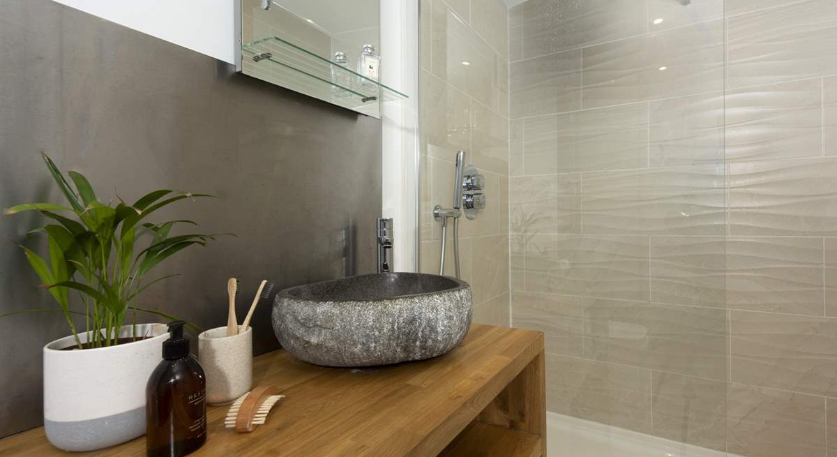 A hot shower awaits after a day exploring the coast path.