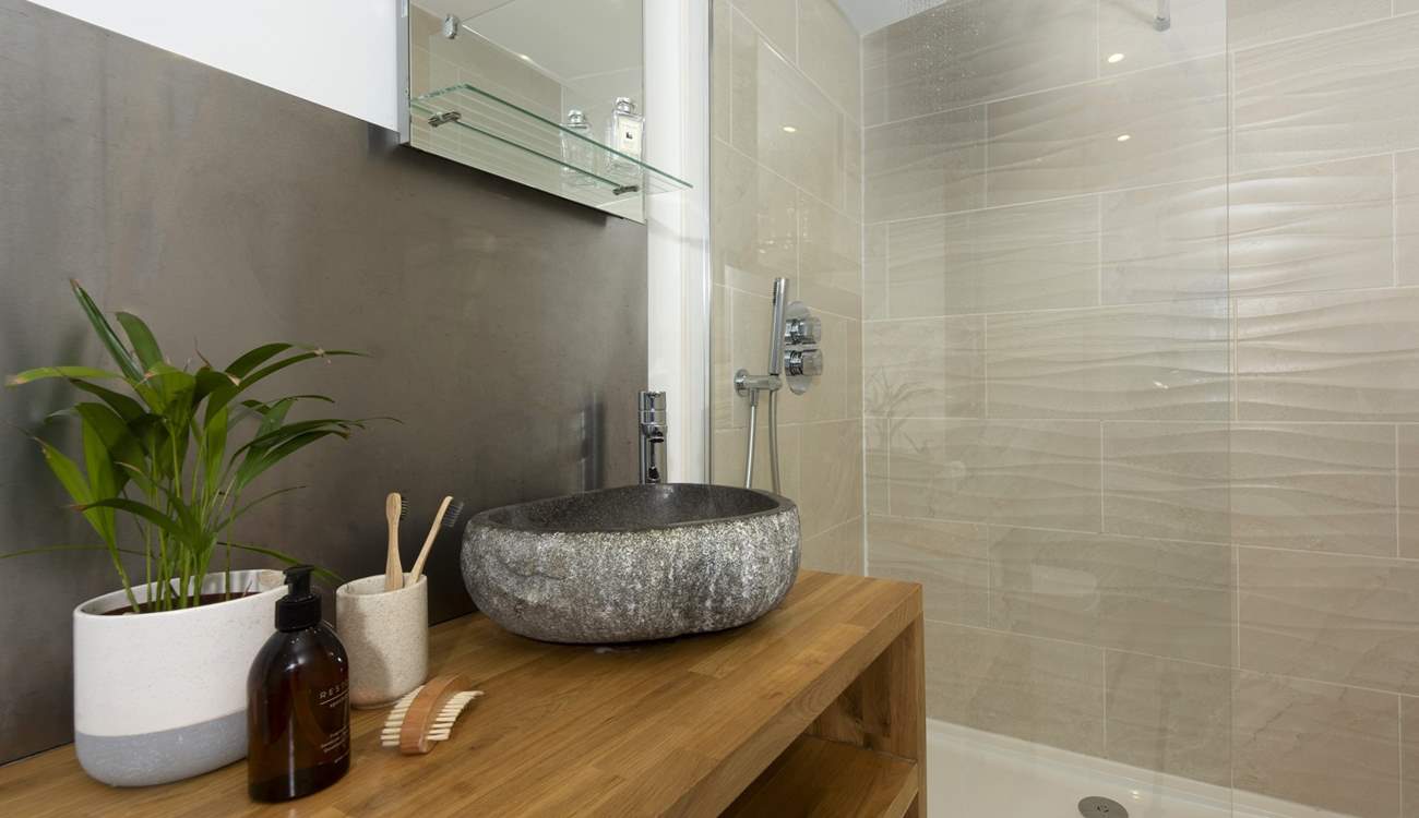 A hot shower awaits after a day exploring the coast path.