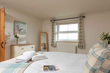Sea views from the master bedroom.