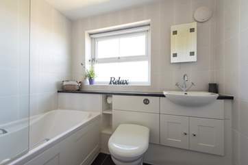 The family bathroom on the first floor.