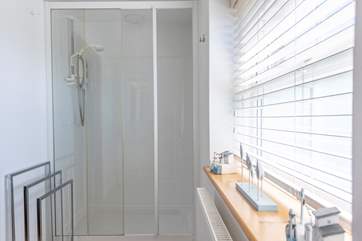 The master bedroom's en suite shower-room.