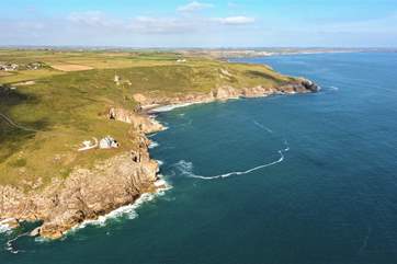 Rinsey headland, just a short stroll down the footpath.