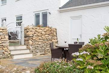 There's plenty of choice when it comes to al fresco dining here.