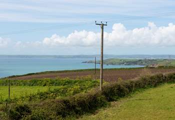 The views from the garden over to the West.