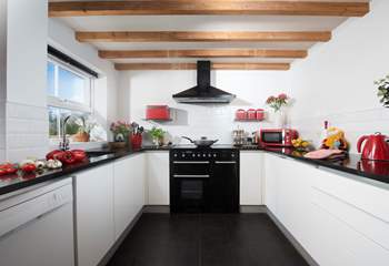 A beautifully appointed kitchen.