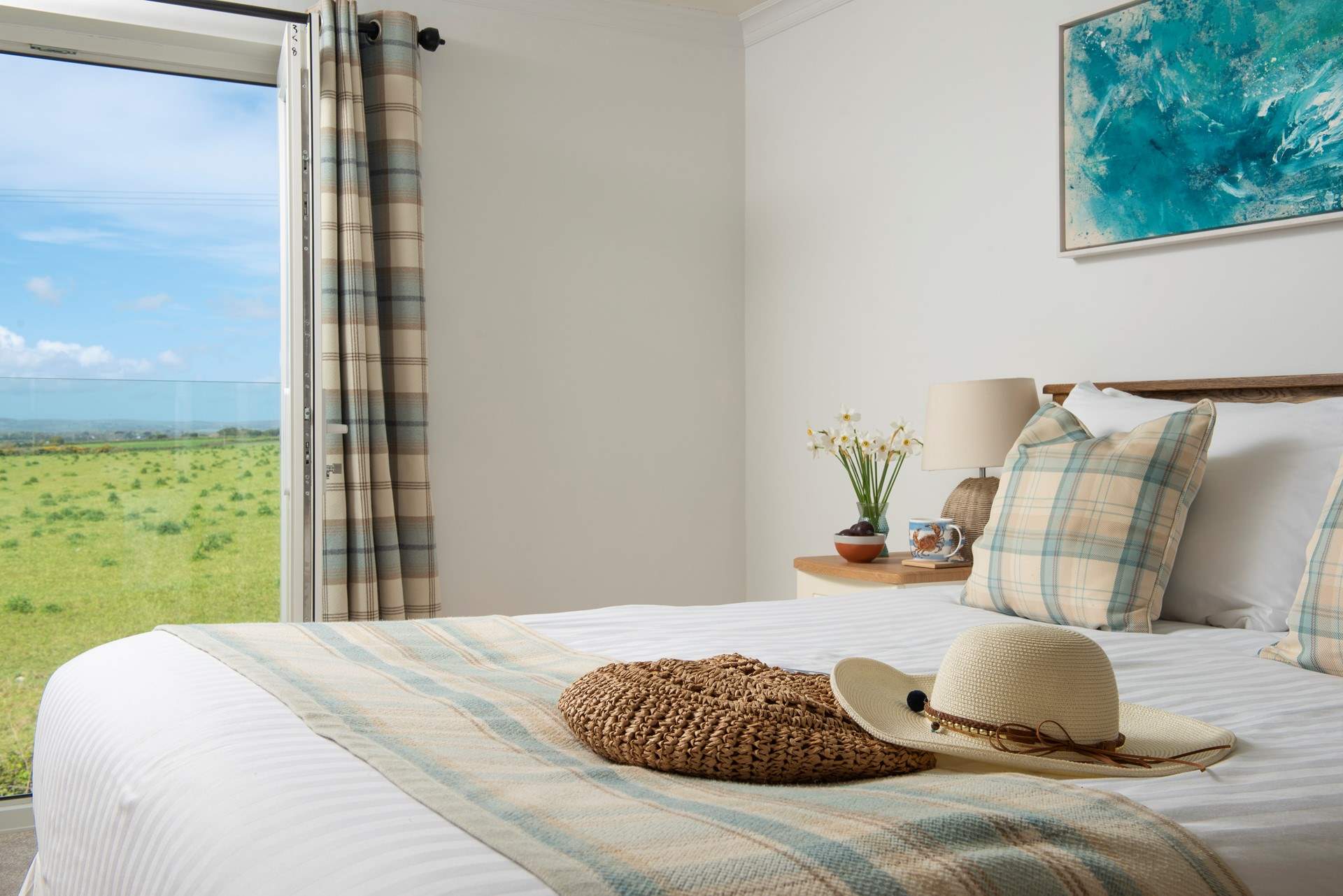 Neutral and contemporary.