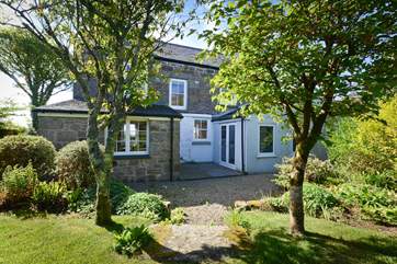 Plenty of parking at the back of the farmhouse.