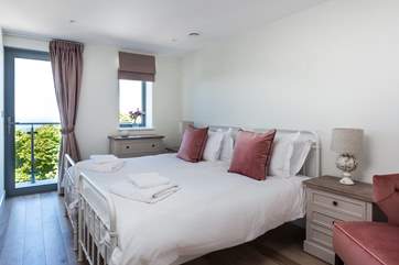 Bedroom 2 has twin beds.