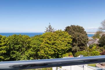The stunning sea view from the balcony.