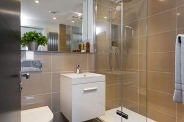 The master bedroom's fabulous en suite shower-room.