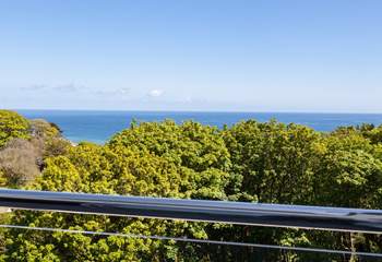 The view from the beautiful balcony.