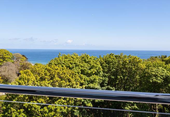 The view from the beautiful balcony.