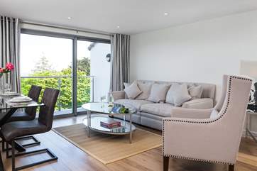 There is plenty of comfy seating for the whole family to enjoy.