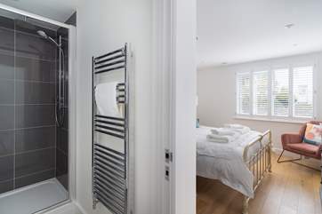 The en-suite shower room leads off from the main bedroom.