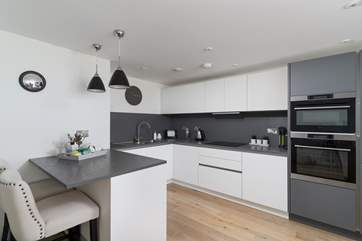 Whip up a feast in this stylish kitchen.