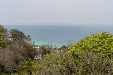 The gorgeous view from the balcony.