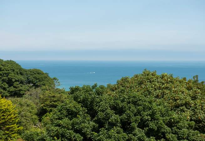 You cannot tire of the view in front of you from the balcony.