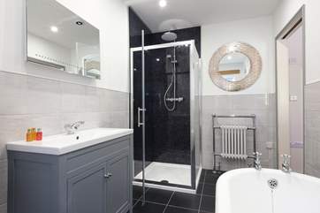 The shower.