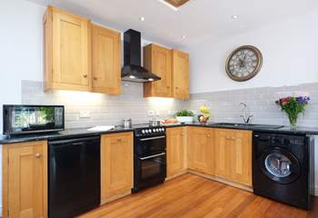 The kitchen has everything you need to cook up a feast.