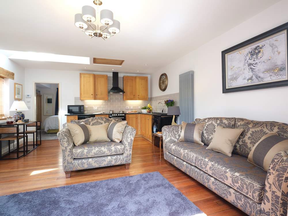 Puckey's Forge has a lovely open plan living-room.