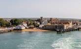 A view of Yarmouth from The Solent. - Thumbnail Image