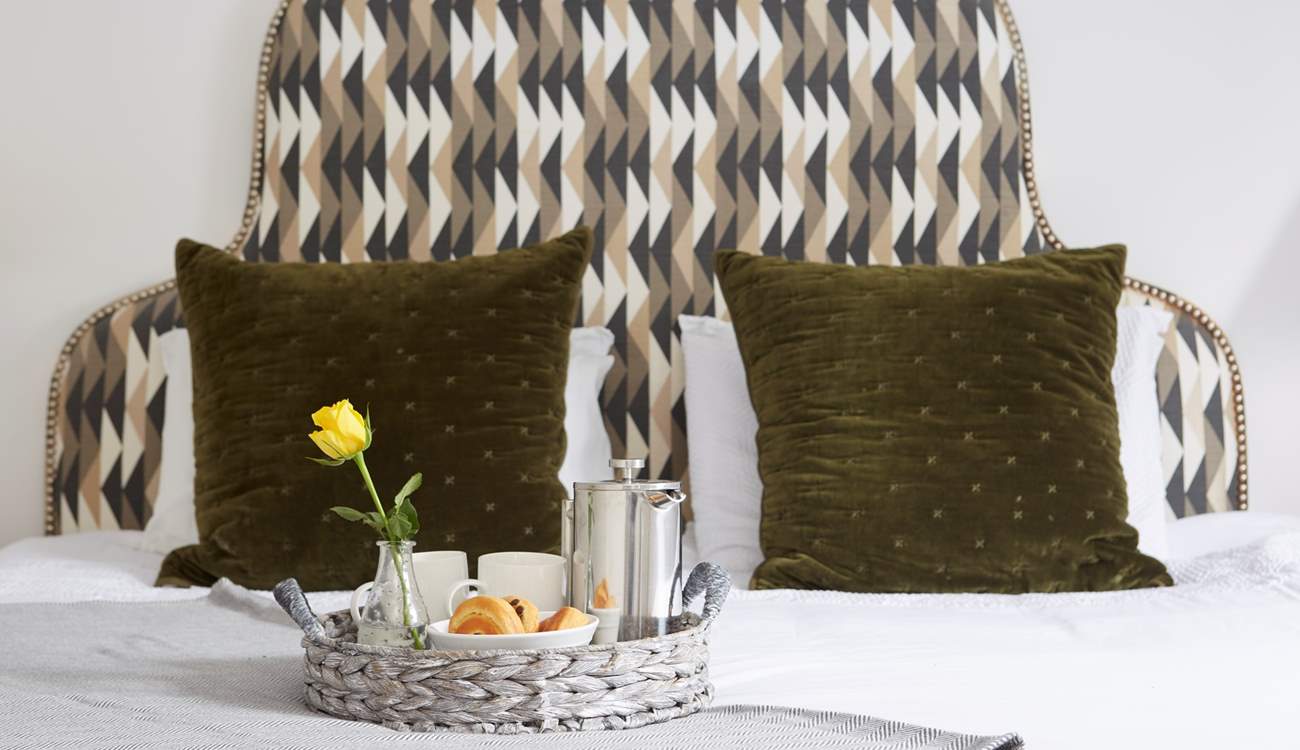 Bedroom two is the perfect spot to enjoy breakfast in bed.