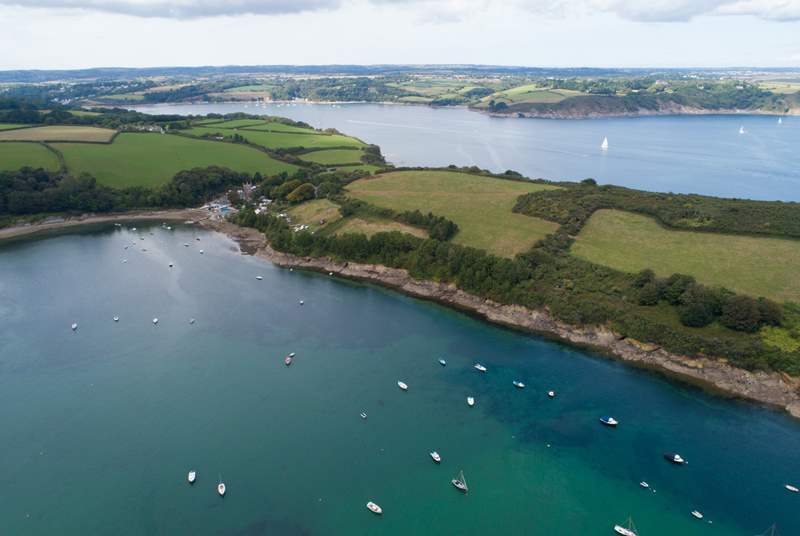The banks of The Helford are just waiting to be explored.