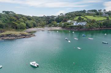Sparkling waters and bobbing boats.