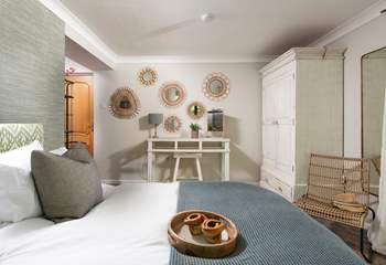 Beautifully styled in soft tones.