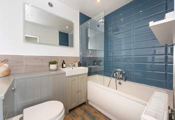 Soak the day away in the beautifully presented ensuite bathroom in bedroom 1.