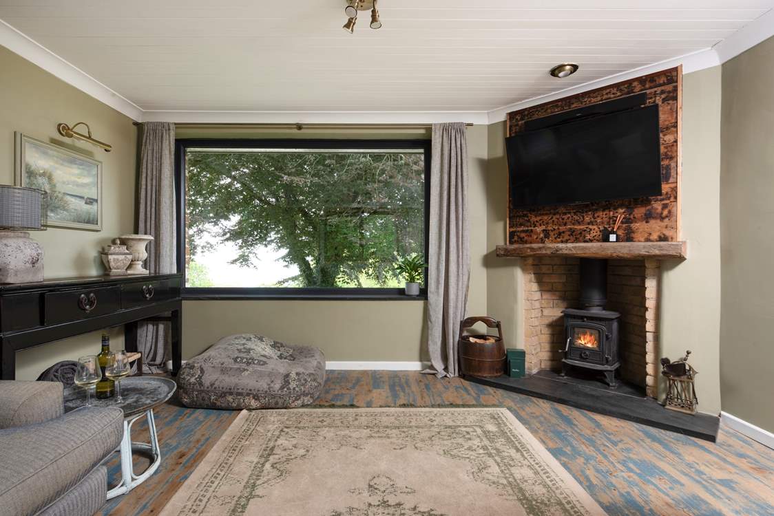 Such a peaceful setting, light the fire snuggle up and relax.