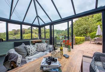 You are surrounded by the Cornish countryside, a very private setting.