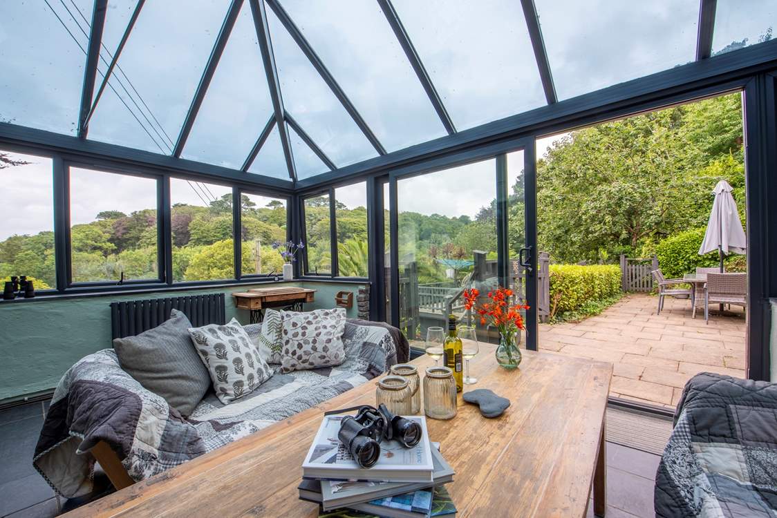 You are surrounded by the Cornish countryside, a very private setting.