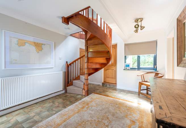 A lovely wide entrance welcomes you at Carne Haven.